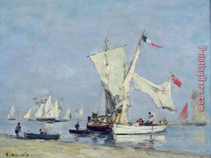 Eugene Louis Boudin Sailing Boats